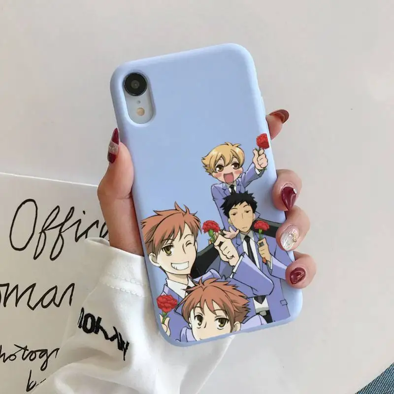 

YNDFCNB Oran High School Host Club Phone Case for iphone 13 11 12 mini pro max 7 8 plus 6 6s x xs max xr coque