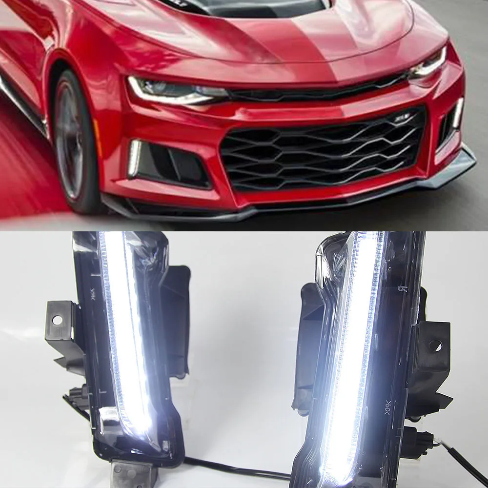2 шт. автомобиля светодиодный DRL Противотуманные светильник s дневные ходовые