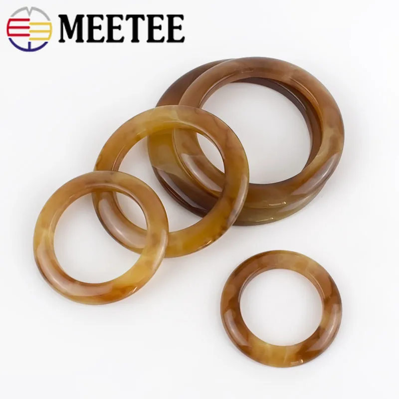 10/25 шт. Lightcoffee O Ring полимерные пряжки для шарфа купального ремня декоративная