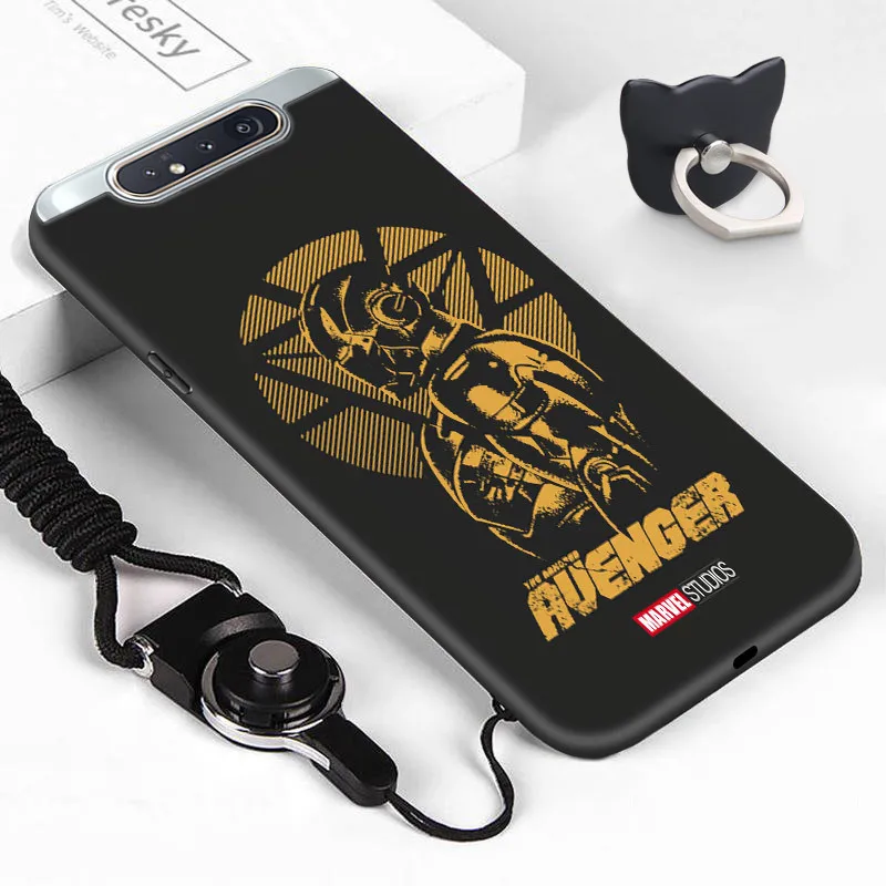 Ударопрочный Ретро Чехол Marvel для Samsung Galaxy A10 A20 A20S A30 A50 A60 A70 A80 A90 5G корпус Ironman Мягкий