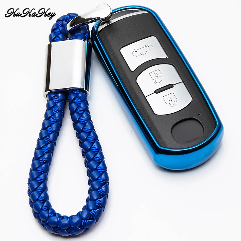 KUKAKEY ТПУ ключ чехол КРЫШКА ДЛЯ Mazda CX 9 7 5 Atenza для детей возрастом 2 3 6 RX 8 Axela MX5 CX9 CX7 CX5