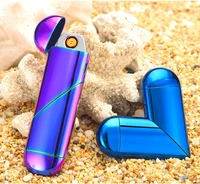 2020 new creative free fire folding magic love heart gas electric lighter dual use charge lighter valentines gift usb lighter