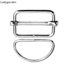 Пряжки для колец сделай сам 10 шт., металлическая пряжка для сумки, D-образных колец, веб-застежка для кожаного ремесла, одежды, сумок, крючков, детали, аксессуары