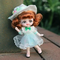 dream fairy 18 dolls 28 joints bjd doll 6 inch cute dress up makeup diy toy mini pocket ball jointed dolls for girls