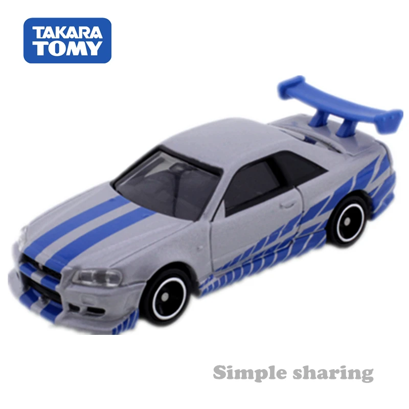 Takara Tomy Dream Tomica No.150 Wild Speed Nissan BNR34 Skyline GT R популярная миниатюрная Игрушечная машина