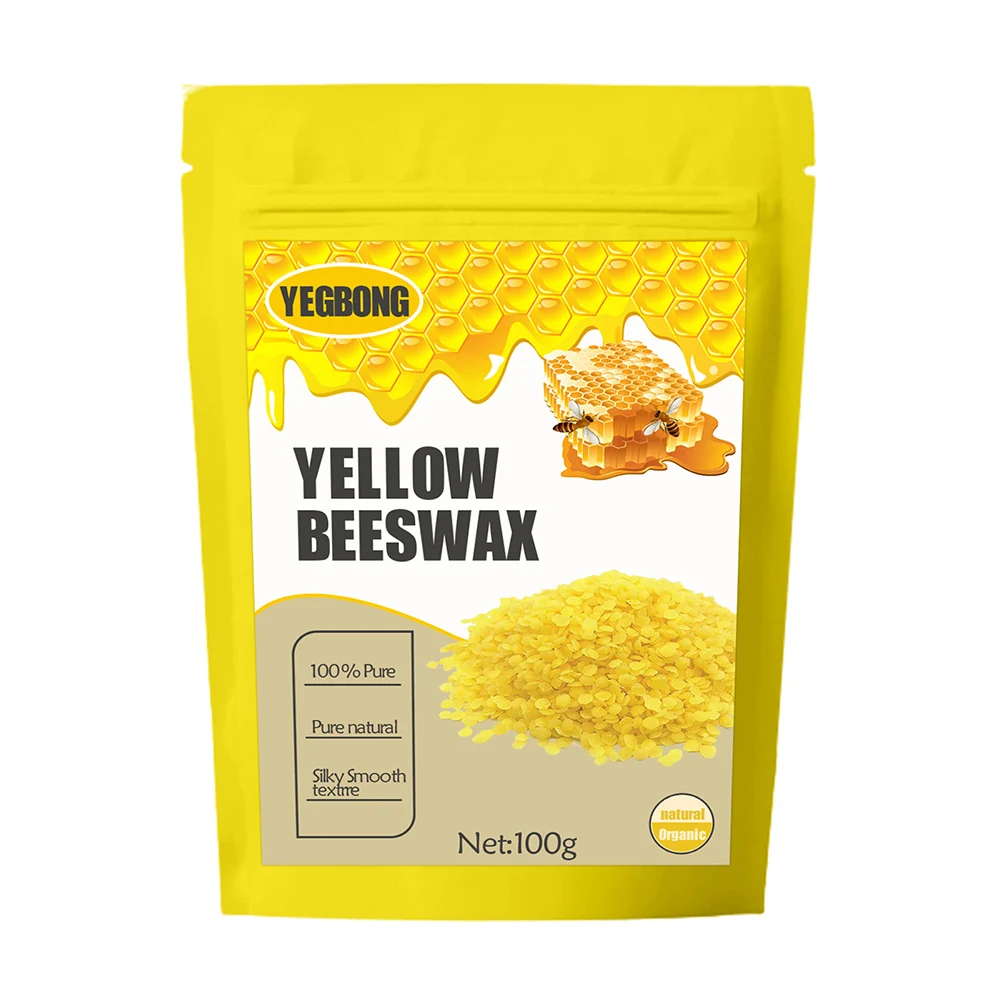 Гранулы пчелиного воска 100% чистые и натуральные легкие плавкие пчелиные