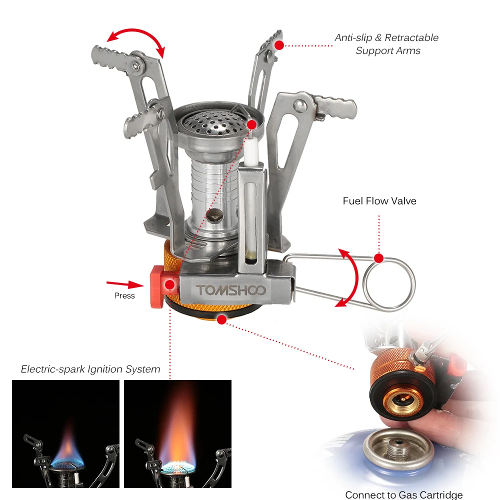 Суперлегсветильник канистра TOMSHOO 114 г ультрасветильник мини фотопечь