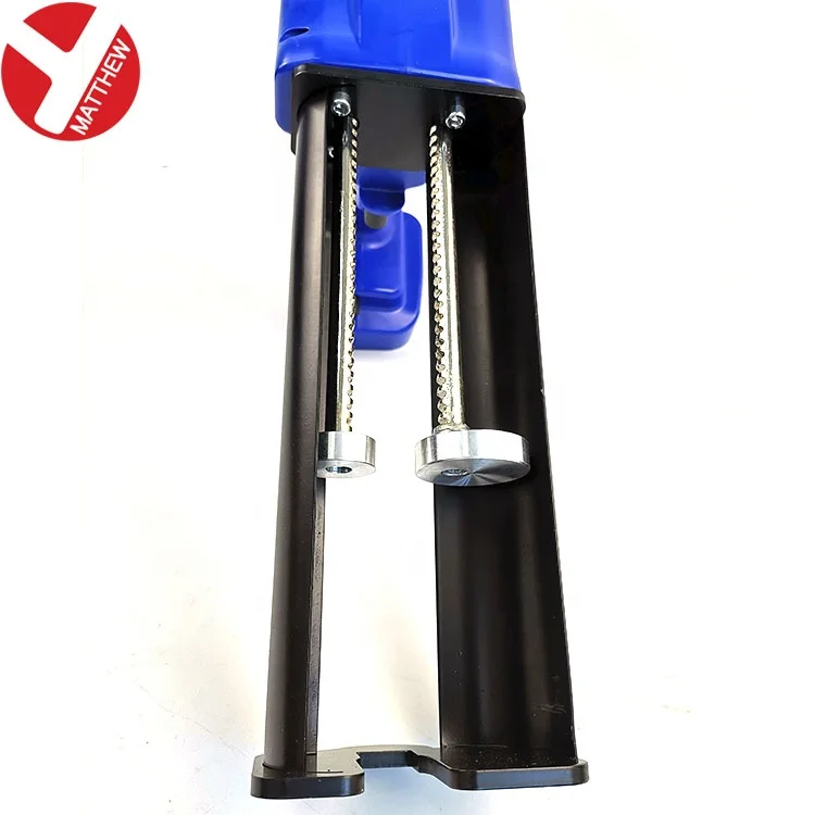 

450ml Heavy Duty Electric Cordless Dual Cartridge Caulking Gun Packed in Plastic Suitcase