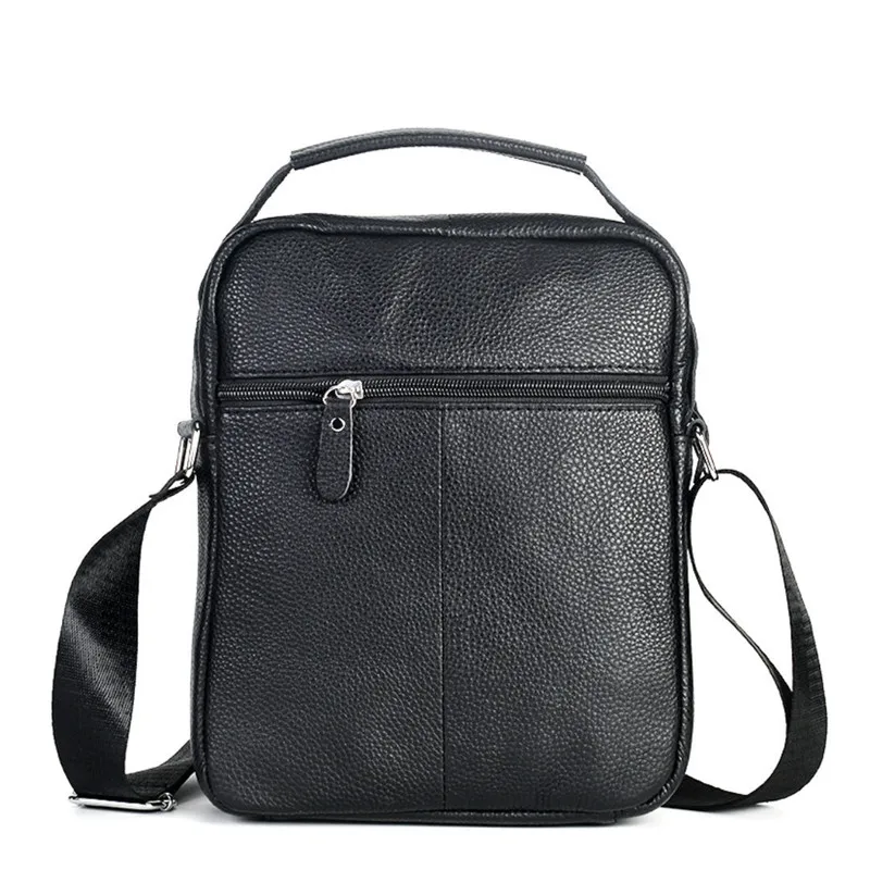Men's Bag Genuine Leather Handbags Men Leather Shoulder Bags Business Man Messenger Bags Fashion Small Crossbody Bags Briefcase