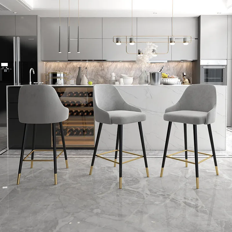 Высокий стул для бара нордический стиль современный минималистичный роскошные