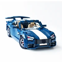 moc high tech classic roadster 2020 b building blocks speed overlord model sports cars bricks diy vehicle game toys for children