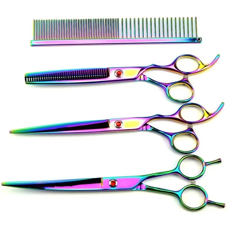 Ножницы для ухода за домашними собаками набор ножниц Fenice Of Scissors левое лезвие