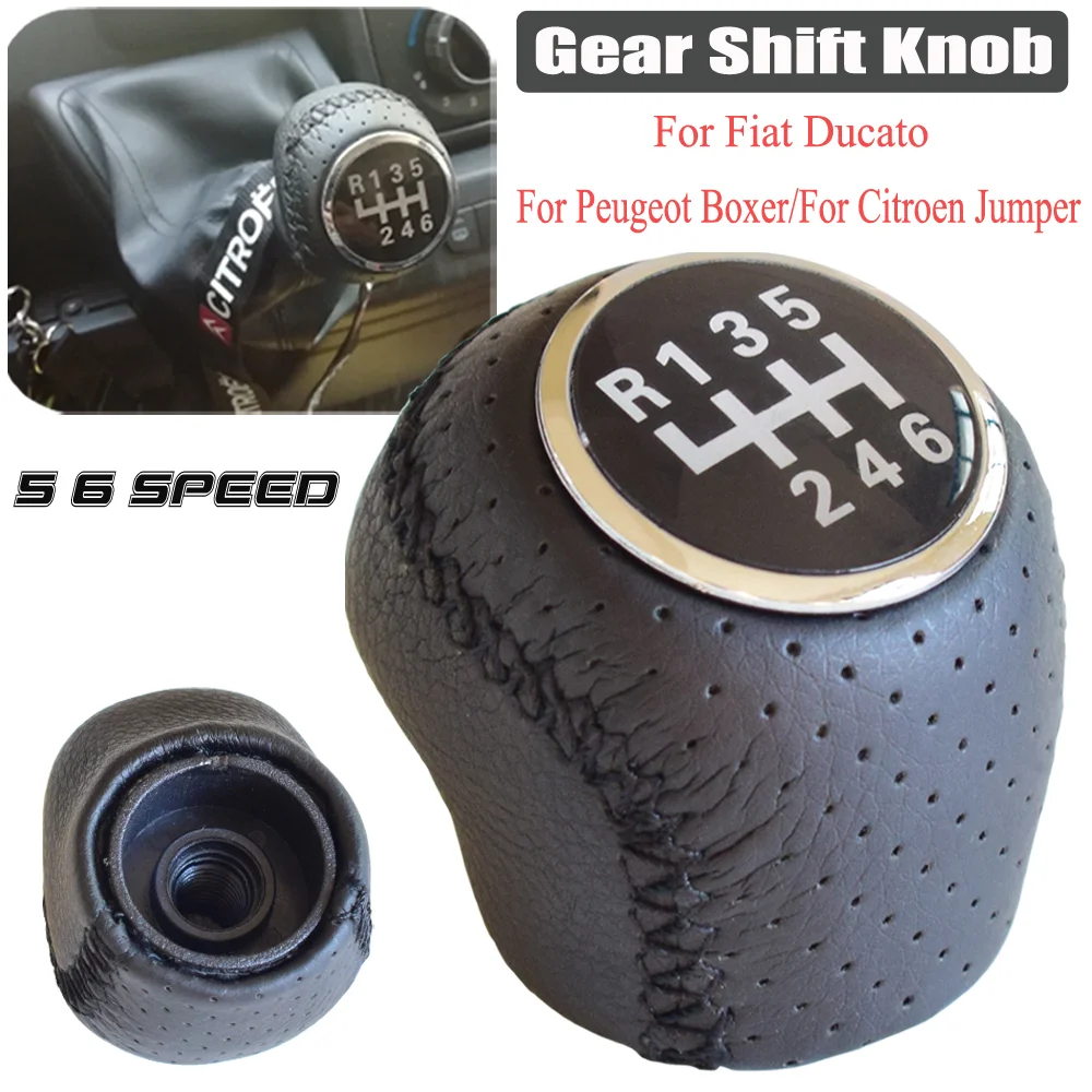 

For Fiat Ducato For Citroen Jumper Relay for Peugeot Boxer 2002-2014 5/6 Speed MT Car Gear Shift Knob Sports Lever Handball