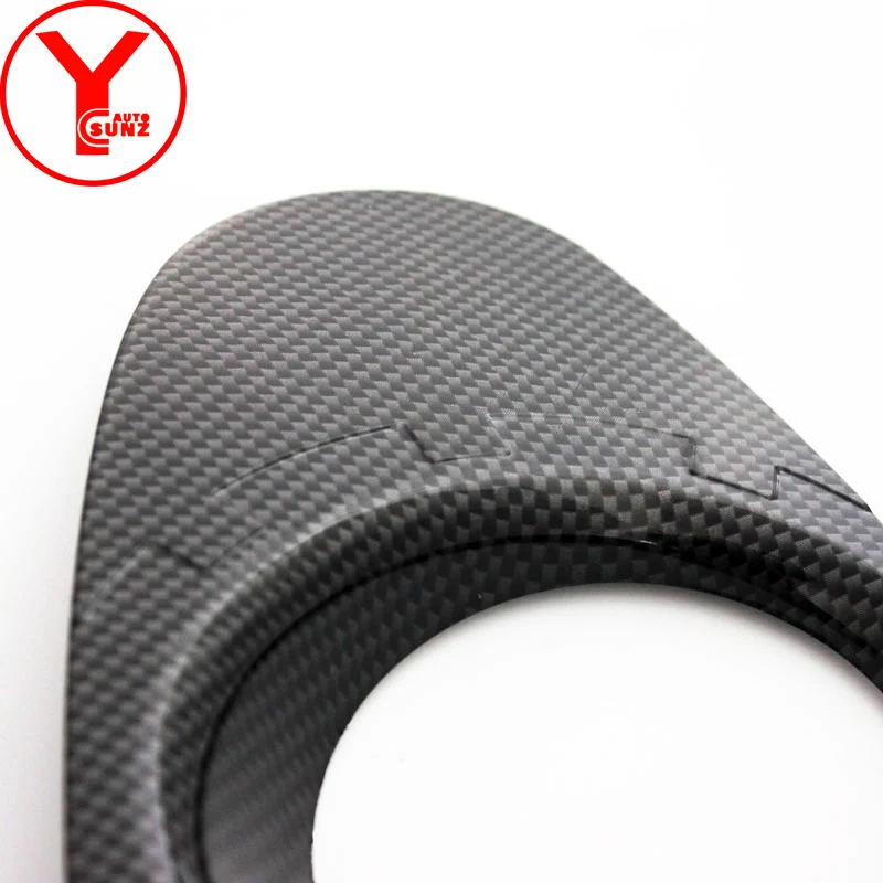 Углеродная передняя противотуманная фара крышка для Toyota Fortuner HILUX SW4 2015 2016 2017