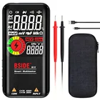 Мультиметр BSIDE S11 с цветным ЖК-дисплеем, 9999 отсчетов, цифровой мультиметр с перезаряжаемой батареей, умный тестер конденсатора напряжения постоянного и переменного тока
