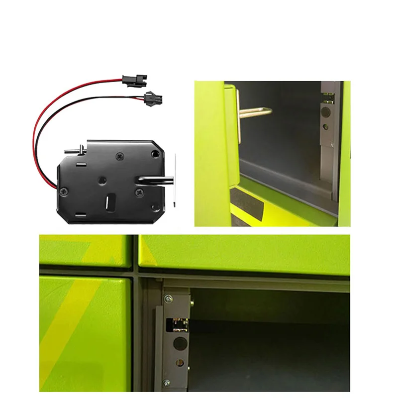 

Professional Black Electronic Door Lock DC12V Electromagnetic Lock for Smart Express Cabinets Storage Door Lock Mini Lock