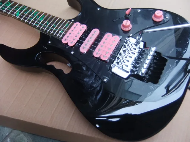 Оптовая продажа новая модель электрогитары серии Jem с цветочным грифом 3 пикапа