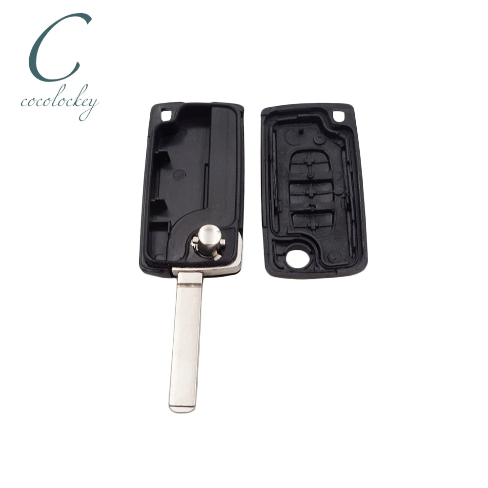 Cocolockey 3 кнопка Удаленное Управление оболочки для Citroen C3 C4 C5 C6 Picasso Peugeot 107 207 307 407 308 408