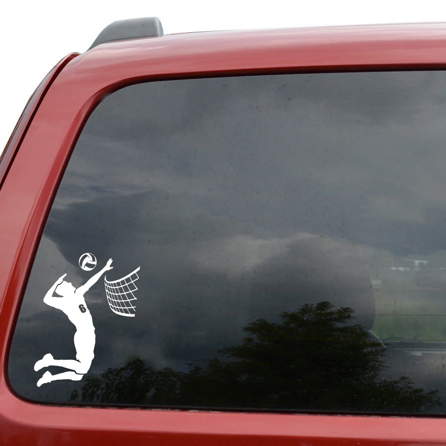 Светоотражающие виниловые наклейки для автомобилей любителей волейбола