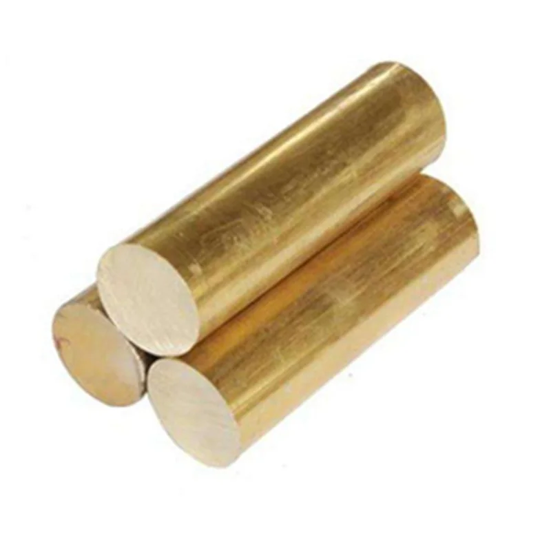 Brass Round Bar Rod Circular Tube Hardware Solid Round Rods Wires Sticks Gold for Repair Welding Brazing Soldering Dia. 15-40mm