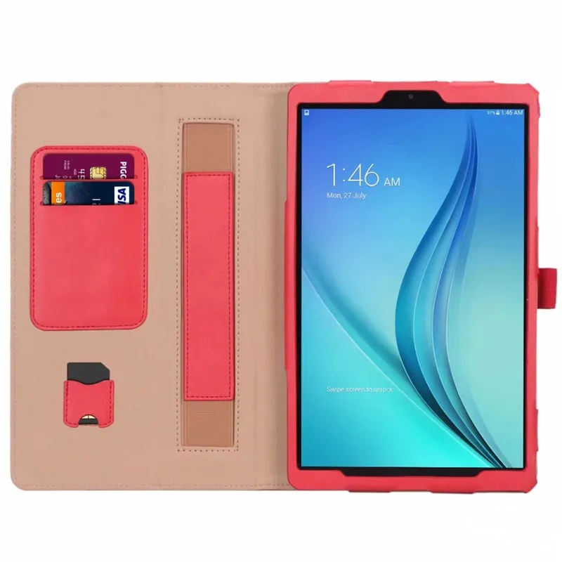 

Smart Case for Samsung Galaxy Tab A 10.1 2019 SM-T515 T515 T510 Luxury Magnetic Cover Case for Galaxy Tab A 2019 + Hand Strap