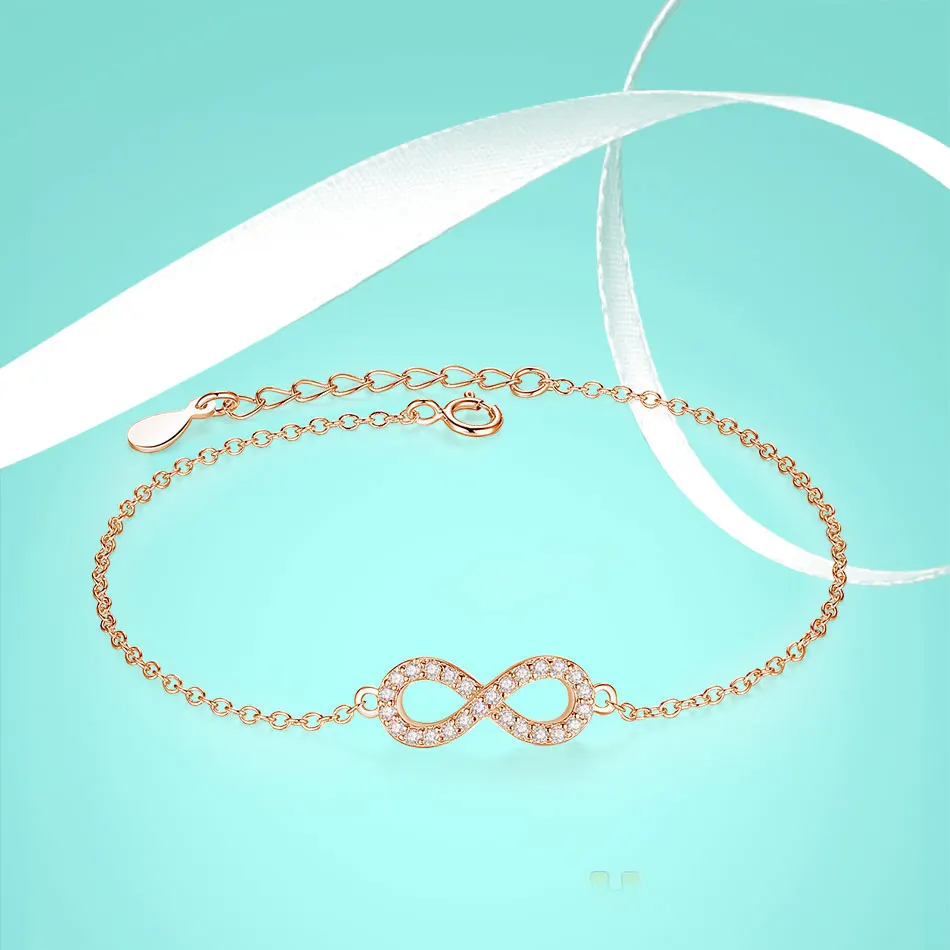 Женский браслет из серебра 925 пробы с кристаллами|Гибкие и жесткие браслеты| |