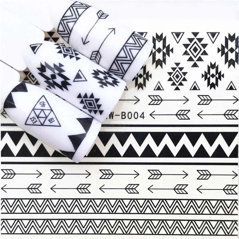 1 @ #1 шт. череп Хэллоуин растения наклейки блеск для ногтей цветок кошка Бабочка