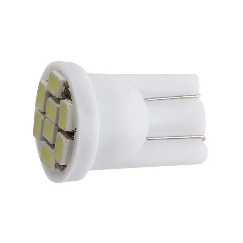 

10X T10 194 168 Lamp Bulb 8 LED White For Car