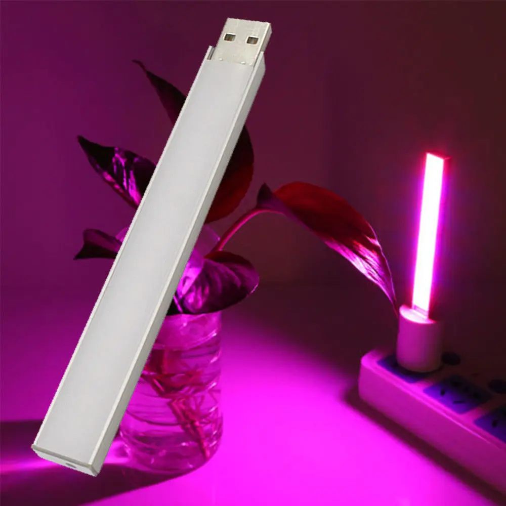 

USB Portable LED Grow Light Phyto Lamp Full Spectrum Indoor Desktop Greenhouse Hydroponic Flower Plant Grow Seeding