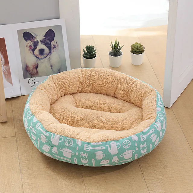 55*12 см Новый Ins ветер маленький круглый Nest кошка питомник коврик для собак анти