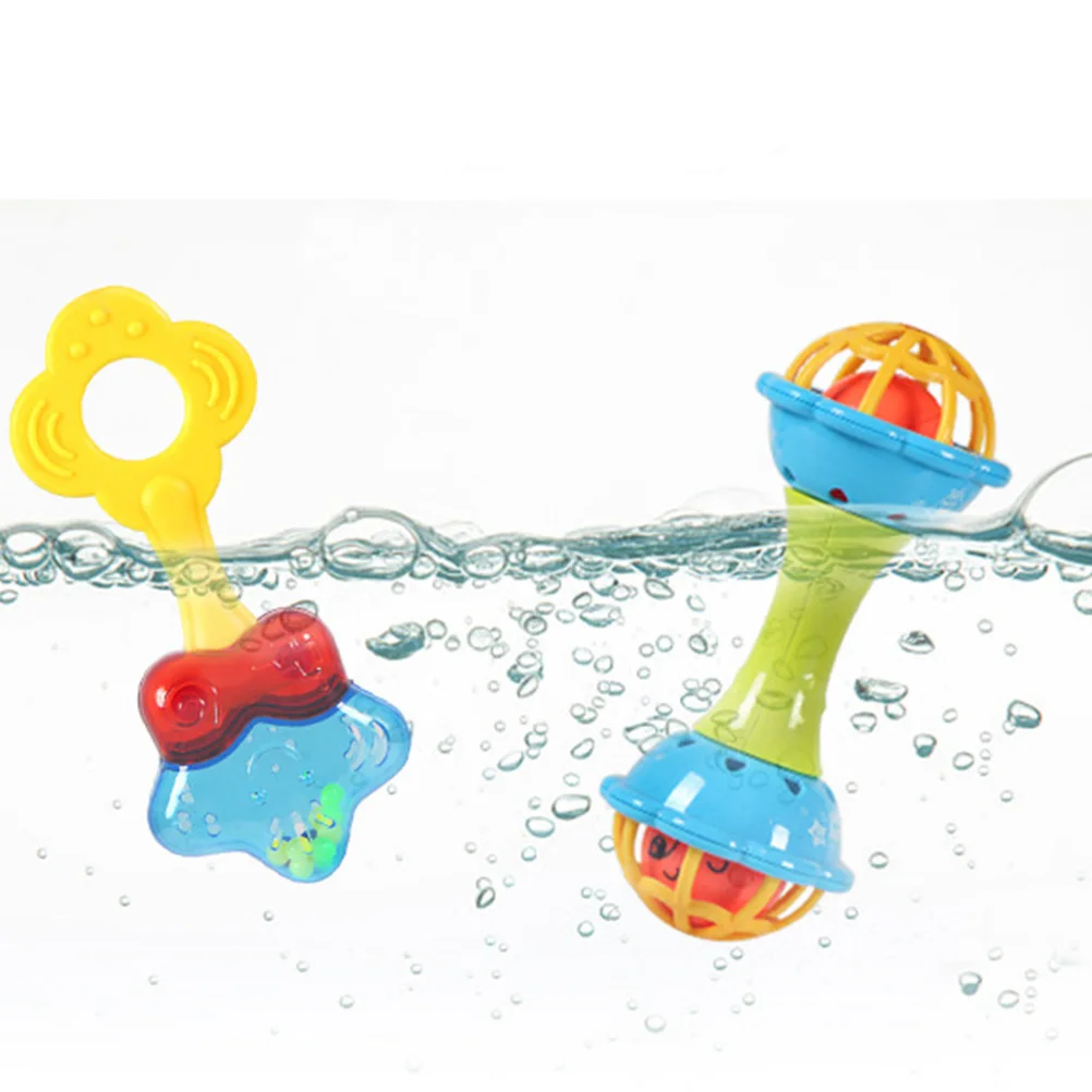 Детский обучающий набор из 10 предметов гелевая погремушка с ручным захватом