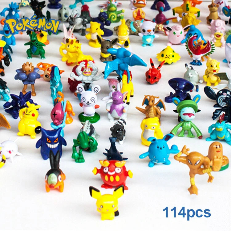 Tomy 144 шт/партия разные стили конструктор с фигурками из м/ф “Покемон” модель