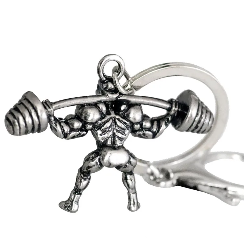 Гантели Сильные мужские брелки для тренировок фитнес мужчин автомобиля кошелек