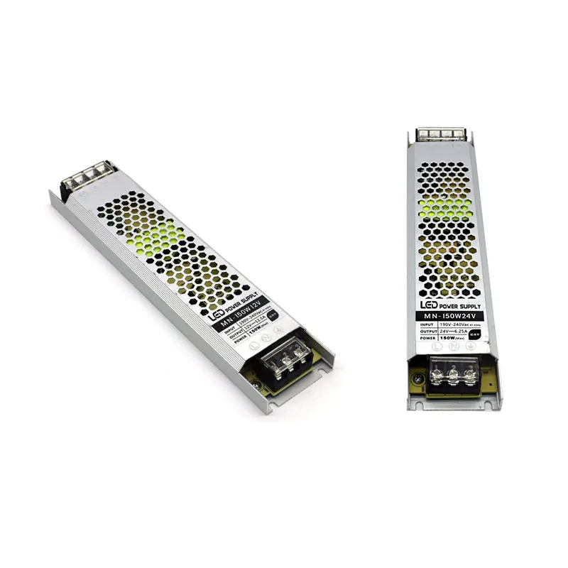 

Ультратонкий импульсный источник питания, осветительный трансформатор, AC190-240V 150 Вт, адаптер питания светодиодный светодиодных лент