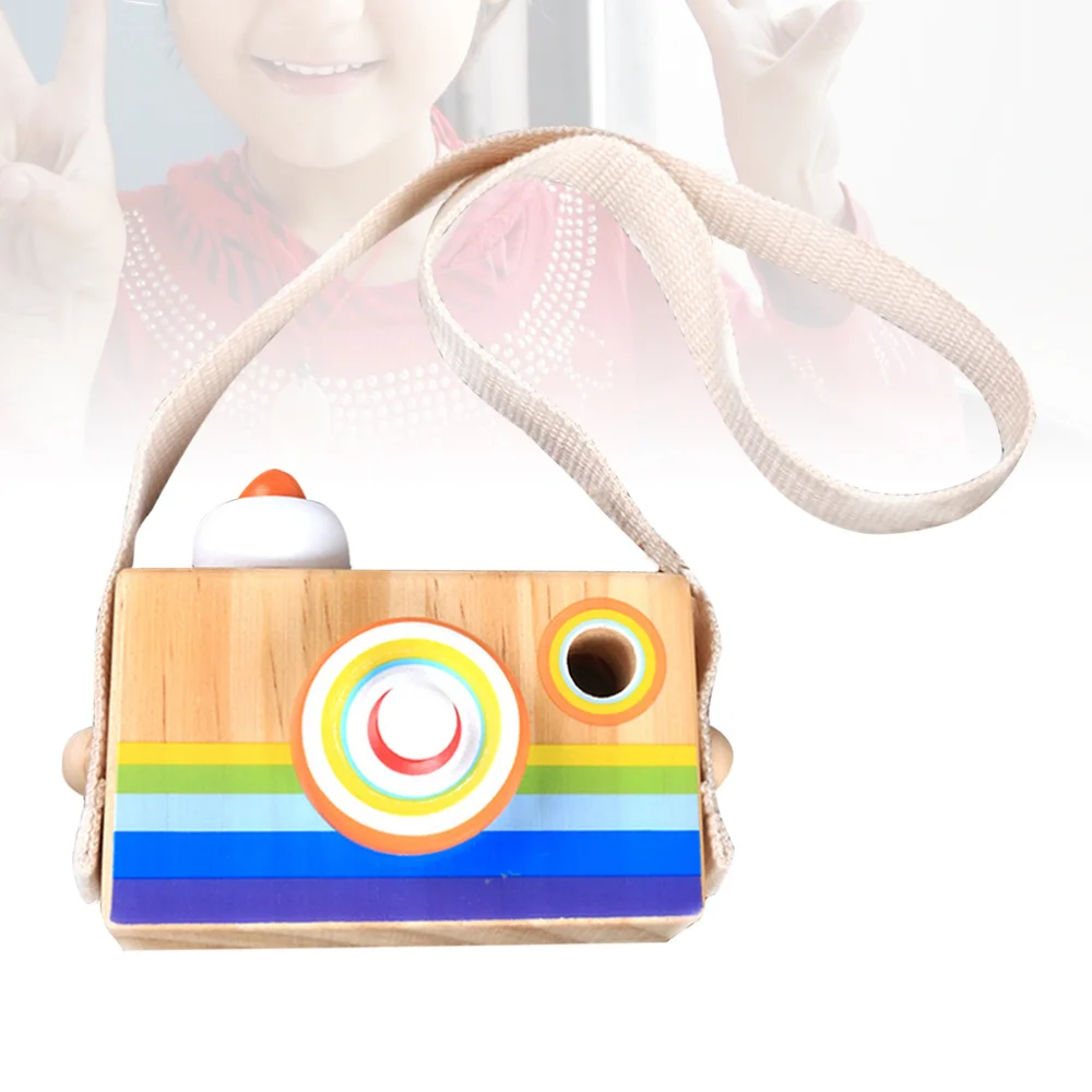 

1pc Kids Hanging Cartoon SLR Camera Kaleidoscope Multi-prism Amazing Magical Observation Educational