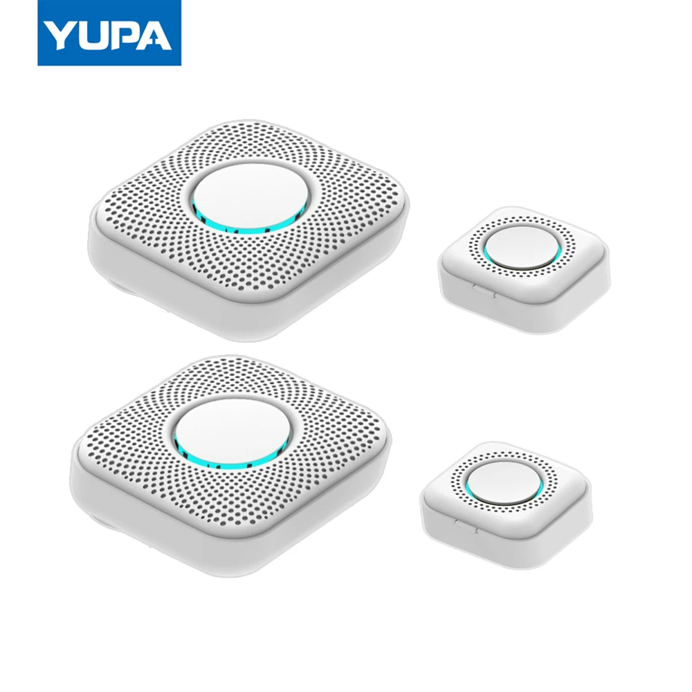 Беспроводной умный дверной звонок YUPA 433 МГц светодиодная подсветка 36 песен