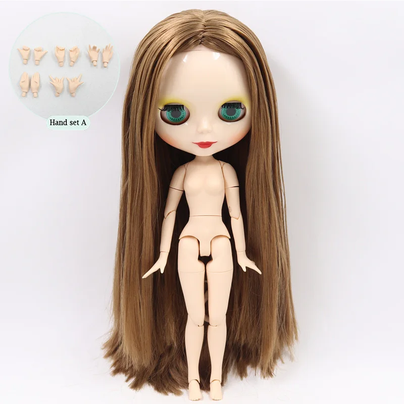 like the picture Ледяной обнаженный завод Blyth кукла No.280BL0444 коричневый длинные волосы подходит для изменения игрушки белая кожа Neo - Цвет: like the picture