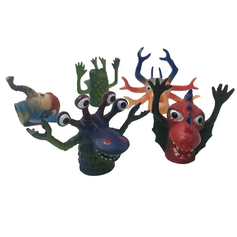 10 различных творческих чертенок ручная кукольная игрушка кукла на палец