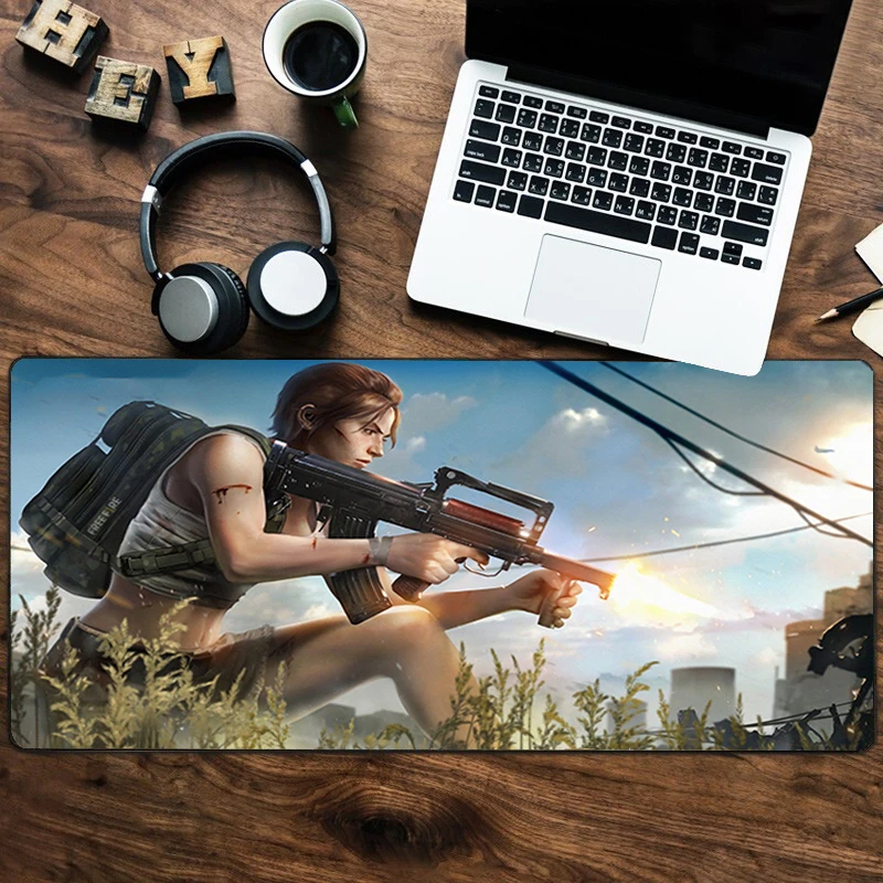 

Free Fire Mouse Pad Gaming Speed Gamer Large Locking Edge Soft Durable Mouse Carpet Keyboard Mousepad Computer Desk Mat for