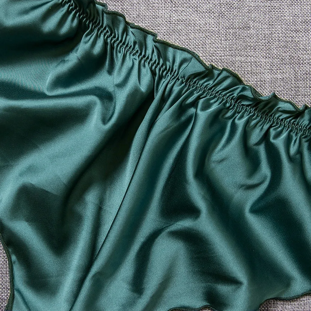 

top selling 2020 Silk Satin Sexy Flowers Floral Lace Pajamas Underwear Women Shorts S-XXXL Support Wholesale and Dropshipping