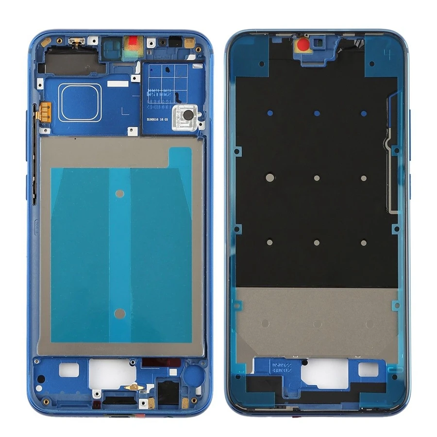 original front frame for 5 84 huawei honor 10 front frame middle frame bezel housing with power side buttons free global shipping