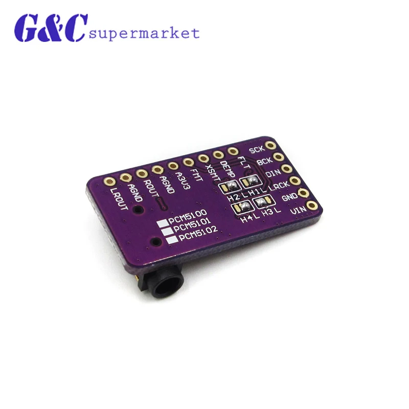 1 шт. интерфейс I2S PCM5102 DAC декодер GY-PCM5102 модуль плеера для Raspberry Pi diy electronics |