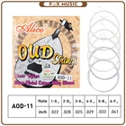 1 Набор Alice OUD string AOD-11 Set Посеребренная Медная обмотка белый прозрачный нейлон для классической гитары аксессуары для инструментов