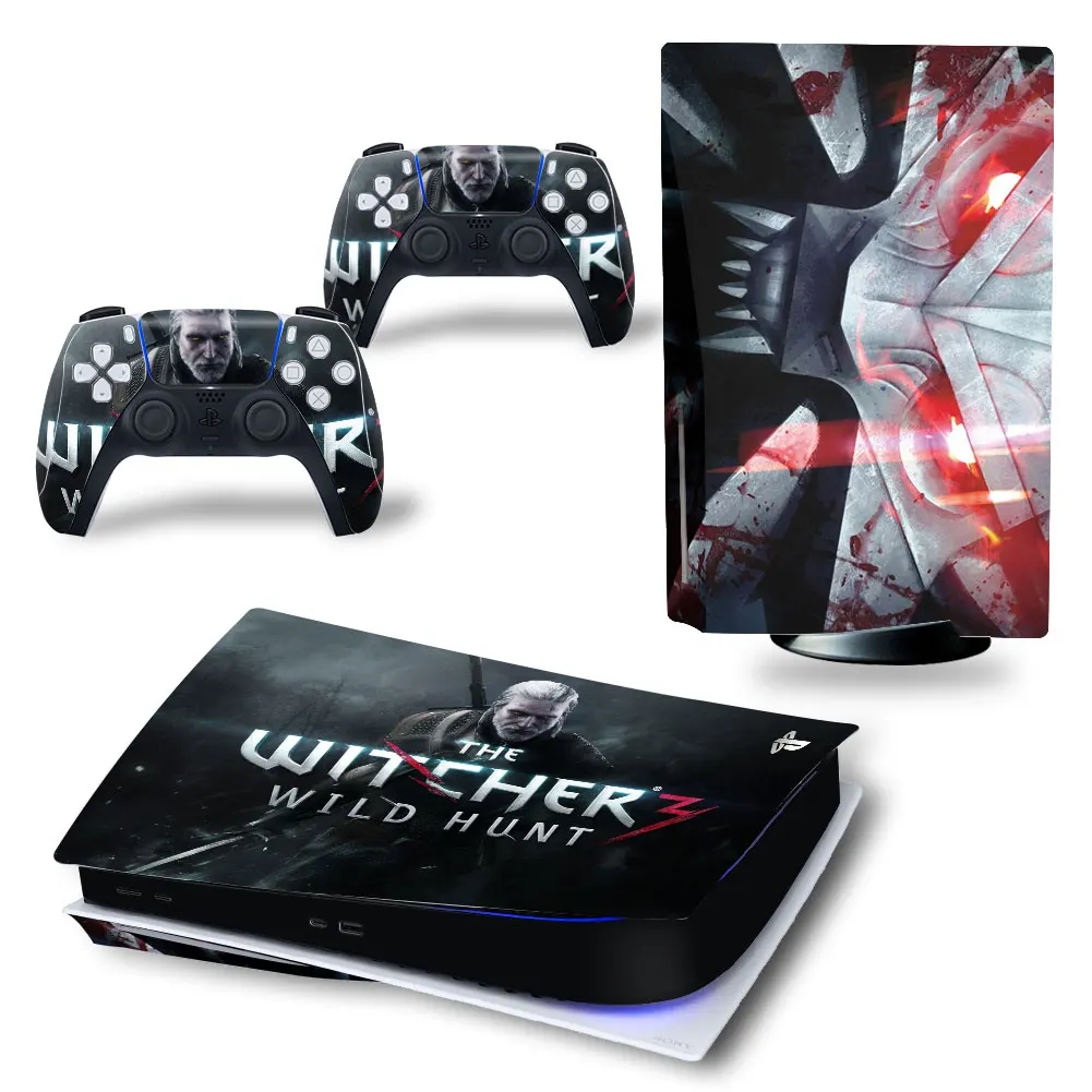 

Новинка, наклейка Fime PS5 Disc Edition, наклейка для консоли PlayStation 5 и 2 контроллера, наклейка для диска PS5