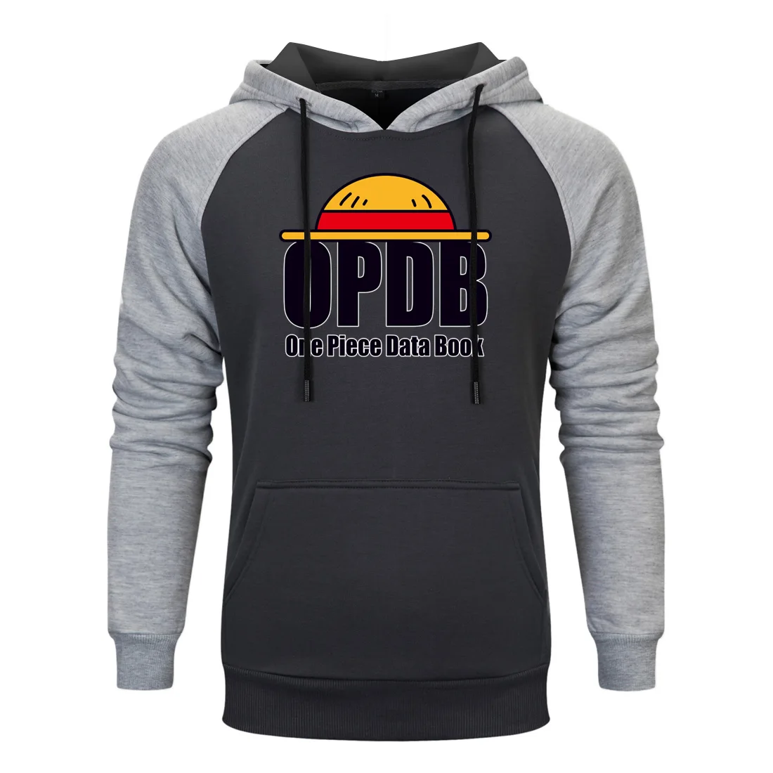 

Один кусок с капюшоном шеи Мода Пуловер с рисунком рта японские свитшоты мужские толстовки уличная хип хоп Harajuku мужские топы одежда