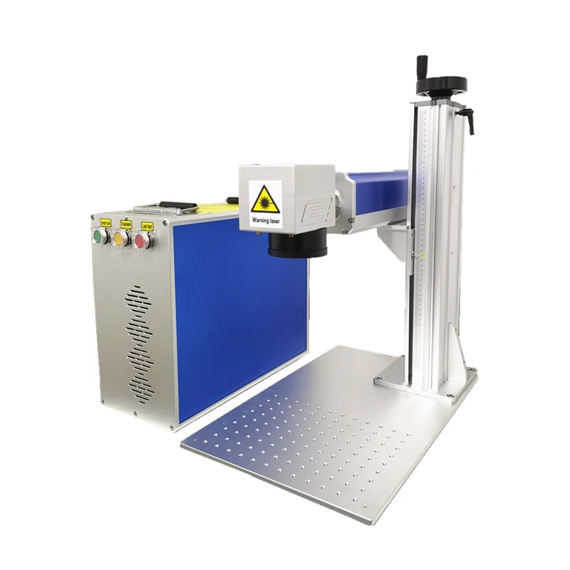 30 Вт Raycus волоконная лазерная маркировочная машина маркировка по металлу