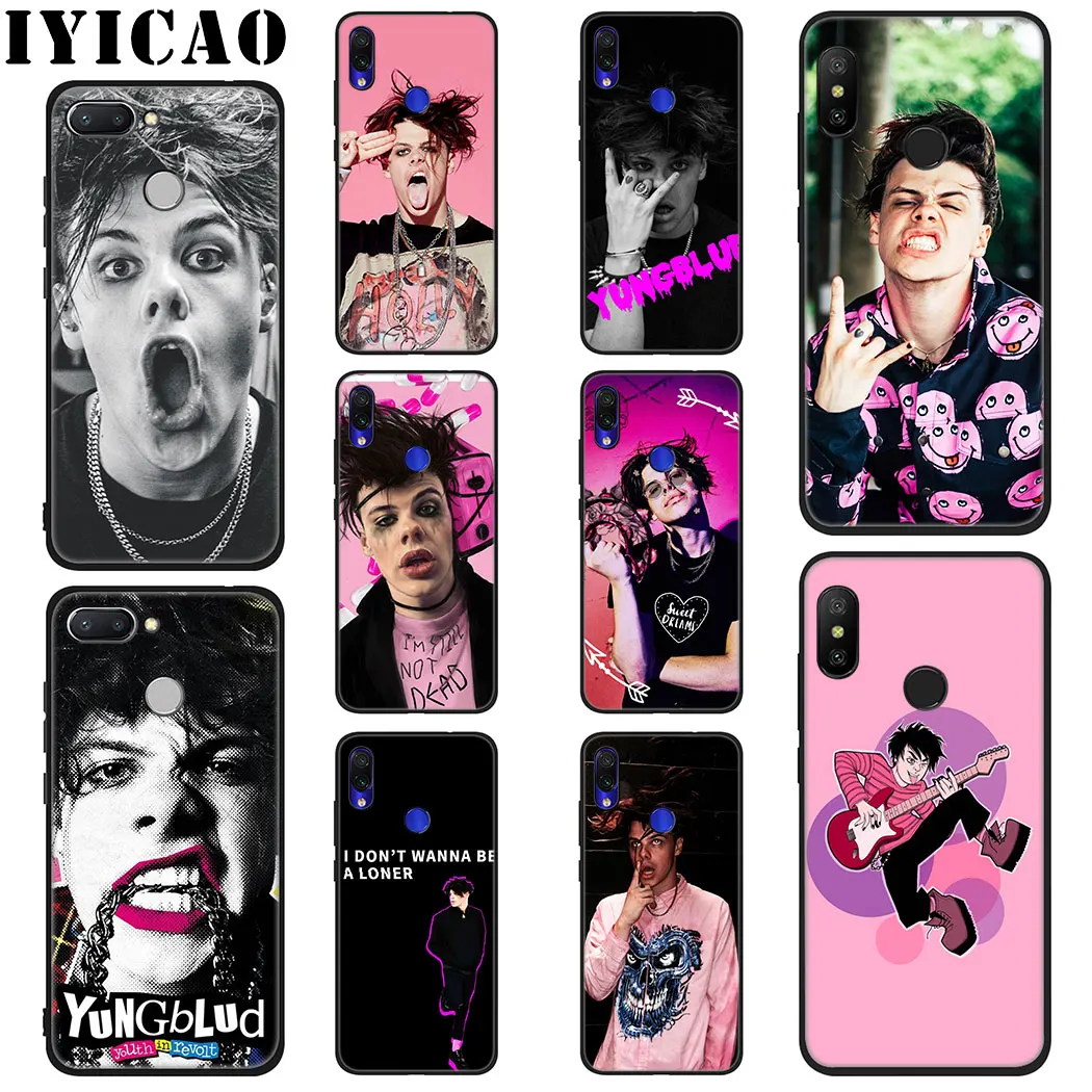 Мягкий силиконовый чехол IYICAO Rapper Yungblud для Xiaomi Redmi K20 6 Pro 7 7A 6A 5 Plus 5A 4A 4X S2 Go|Бамперы| |