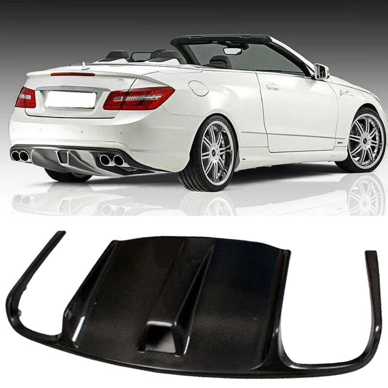 Автомобильный диффузор для заднего бампера губа Mercedes Benz W207 C207 E63 AMG Coupe Convertible 2009 2012