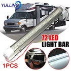 Светодиодная лента для салосветильник автомобиля, лампа для бара, переключатель вклвыкл, 12 В, 72 светодиода