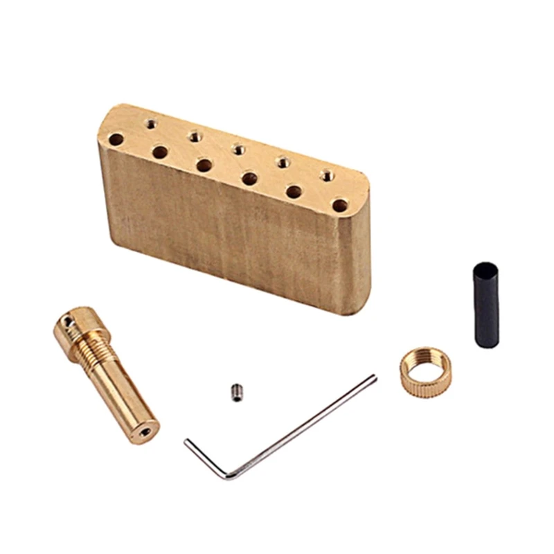 

Brass Electric Guitar Bridge Tremolo Bar Block Base DIY